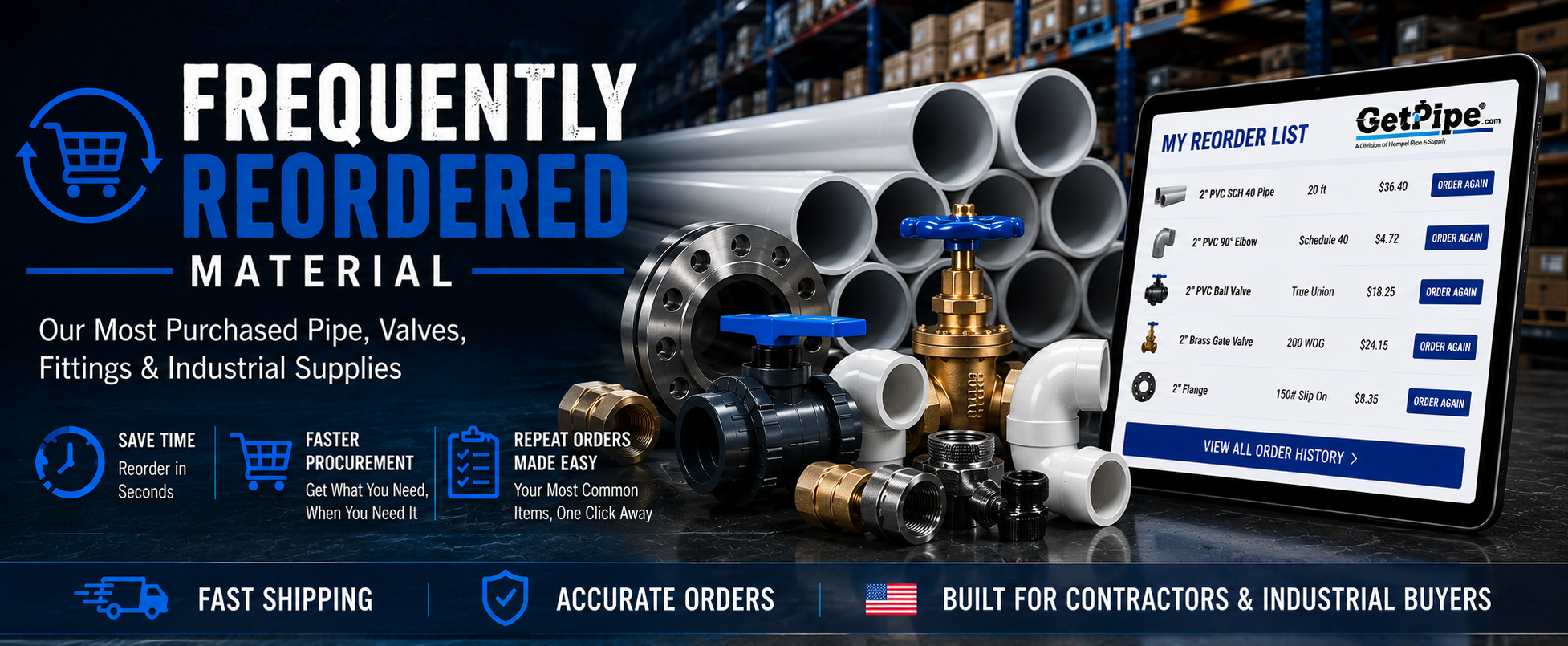 Frequently Reordered Material